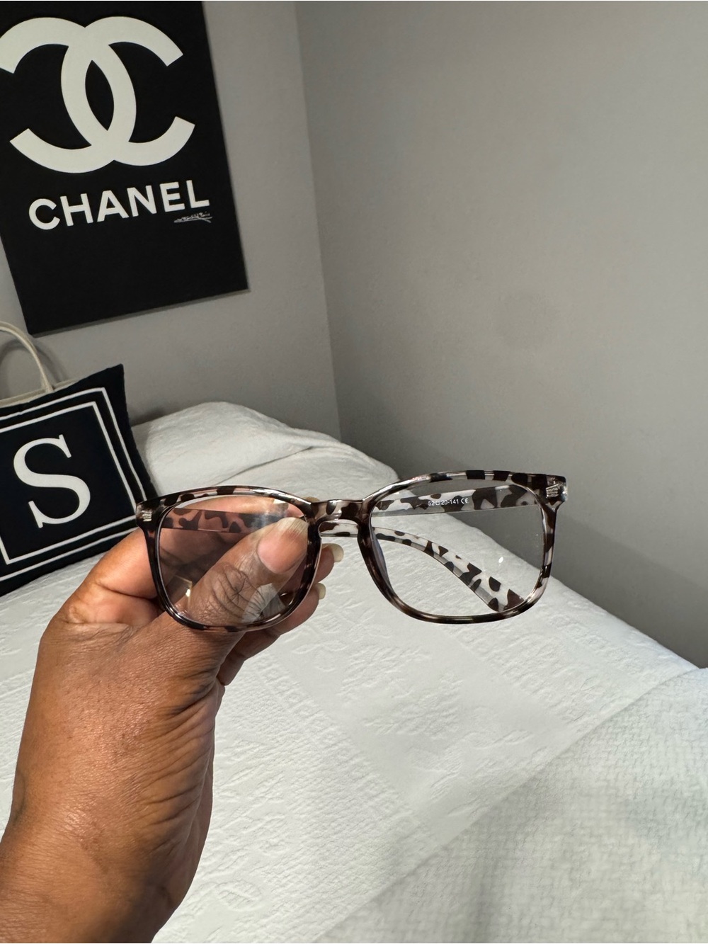 Women's Tortoiseshell Acetate Glasses - Neutral Brown Pattern